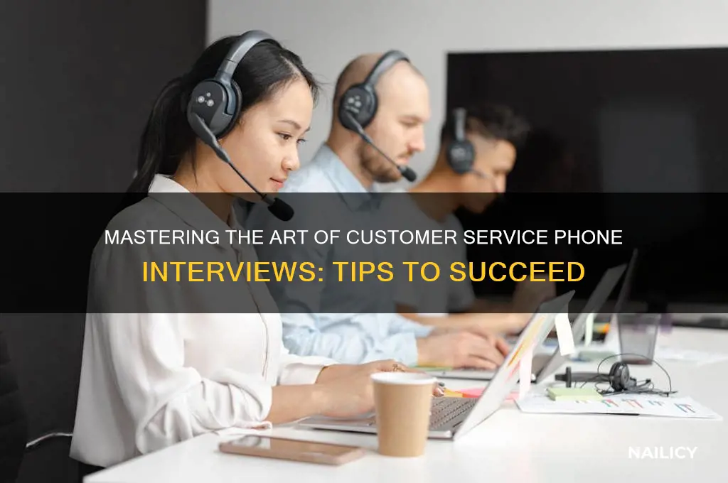 how to nail customer service phone interview