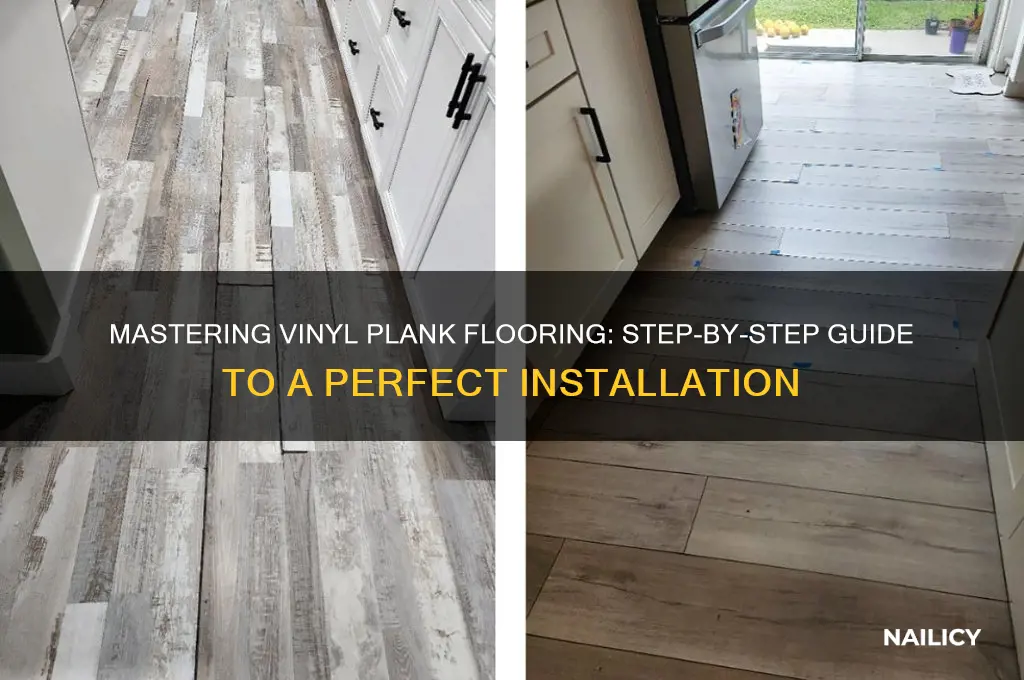 how to nail down a vinyl plank floor