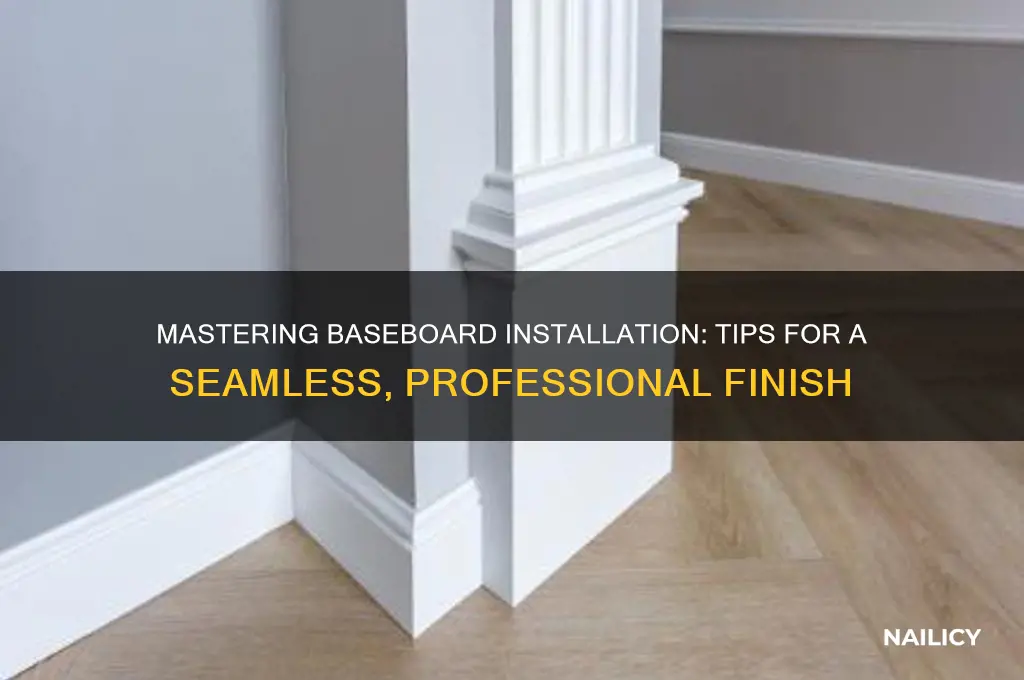 how to nail down baseboards