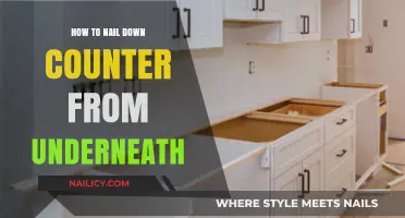 Securely Fastening a Countertop from Below: A Step-by-Step Guide