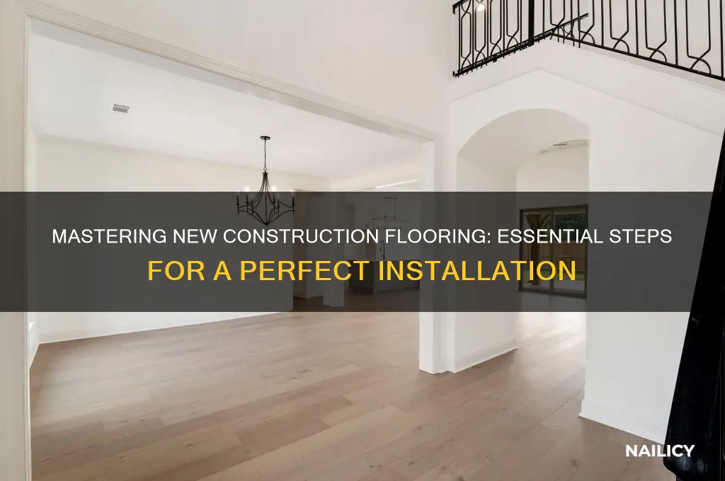 how to nail down new construction floor