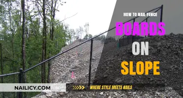 Mastering Sloped Fencing: Tips for Nailing Fence Boards Securely