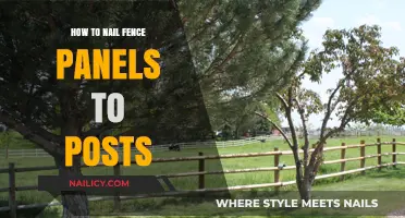 Mastering Fence Installation: Securely Nailing Panels to Posts Like a Pro