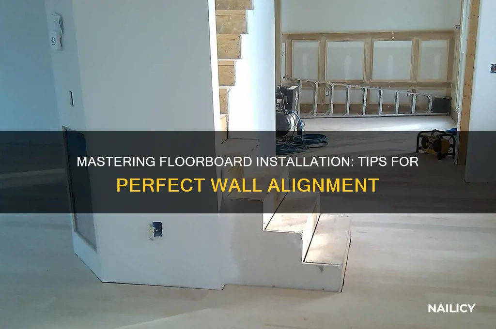 how to nail floorboards next to wall