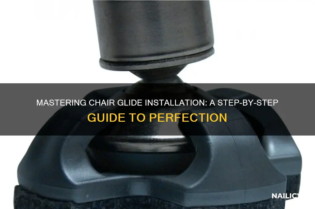 how to nail in a chair glide