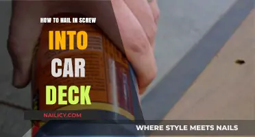 Mastering the Art of Securing Screws into Your Car Deck