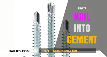 Mastering the Art of Drilling and Nailing into Cement Surfaces