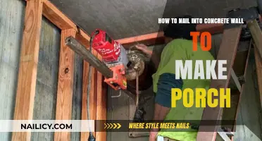 Mastering Concrete Wall Drilling: A Guide to Secure Porch Installation