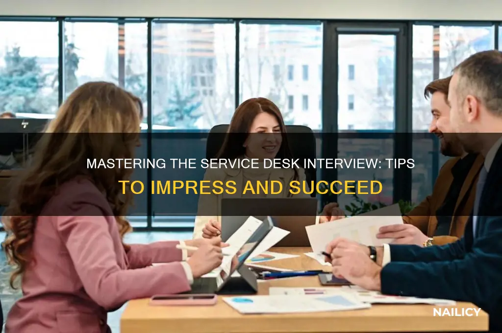 how to nail it service desk interview