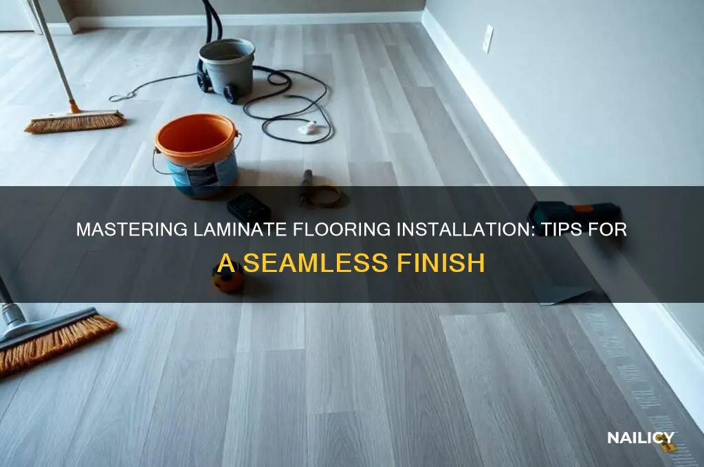 how to nail laminate flooring