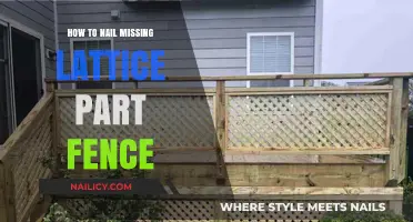 Repairing Lattice Fences: A Step-by-Step Guide to Fixing Missing Parts