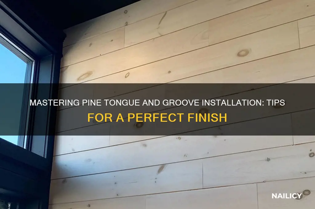 how to nail pine tongue and groove