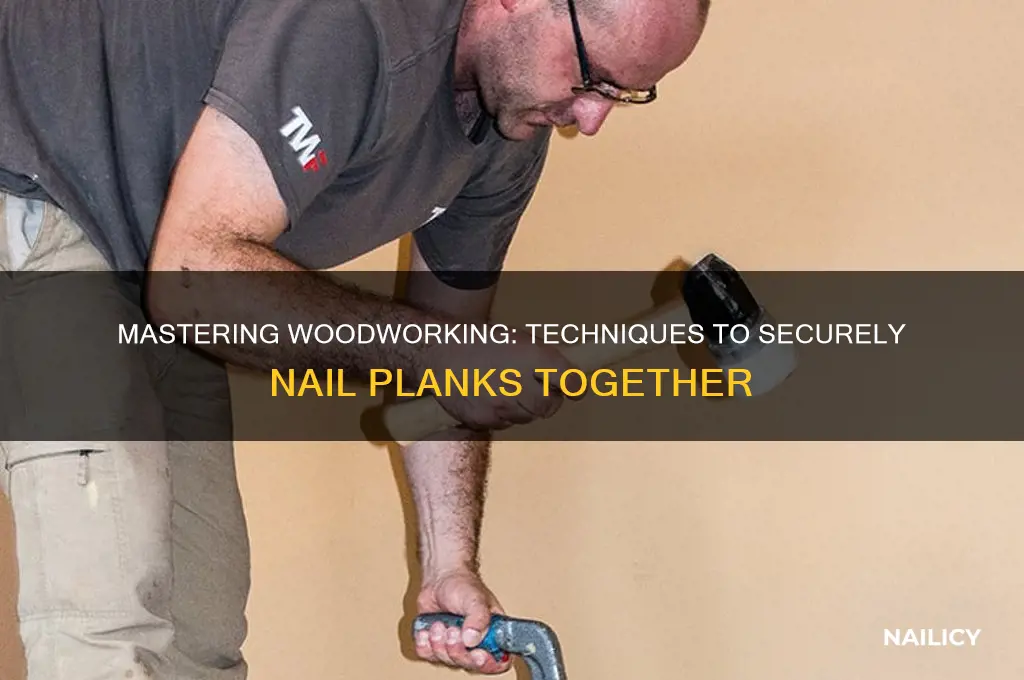 how to nail planks of wood together