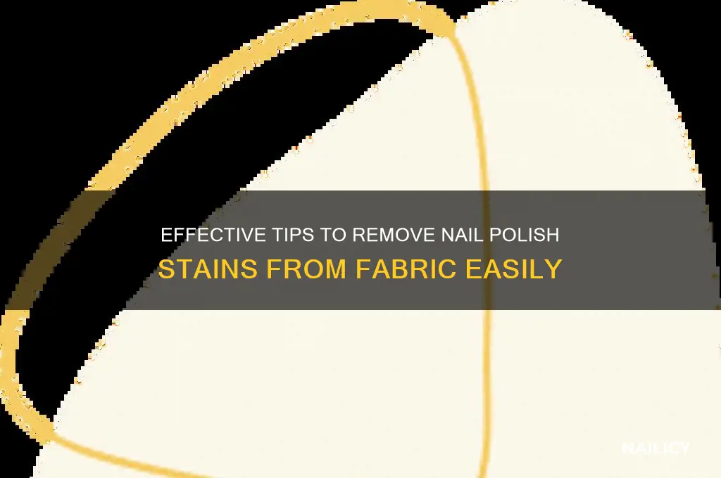 how to nail polish out of fabric