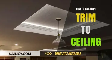 Nailing Rope Trim to Ceiling: A Step-by-Step Guide