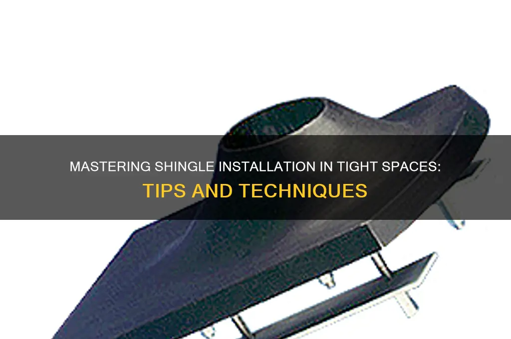 how to nail shingles in tight spaces