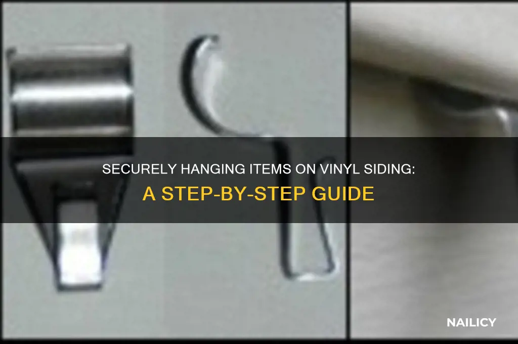 how to nail something on vinyl siding