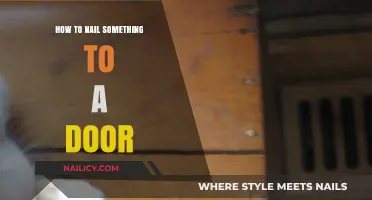 Master the Art of Nailing Items Securely to Your Door