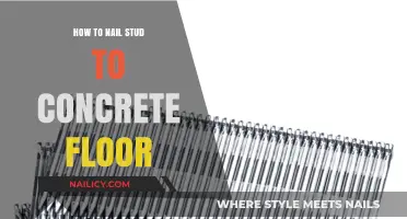 Mastering Concrete Flooring: A Step-by-Step Guide to Nailing Studs Securely