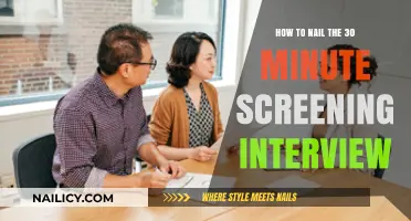Mastering the 30-Minute Screening Interview: Tips for Success