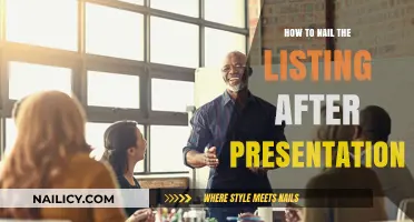 Mastering Post-Presentation Listings: Tips to Seal the Deal Effectively