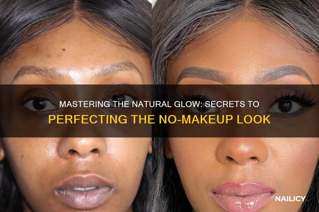 how to nail the no makeup look