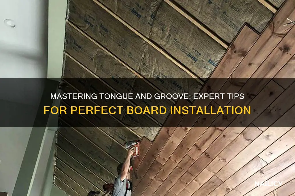 how to nail tongue and groove boards