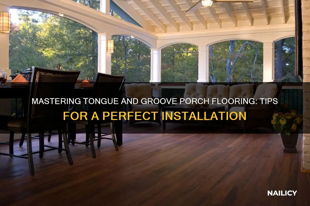 how to nail tongue and groove porch flooring