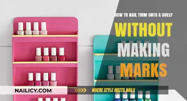 Trim Tricks: Attaching Trims to Shelves Without Marks