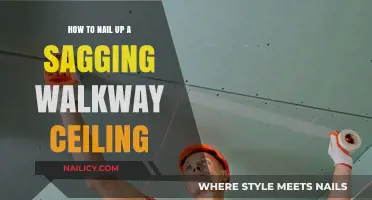Fix Sagging Walkway Ceilings: Step-by-Step Guide to a Level Finish
