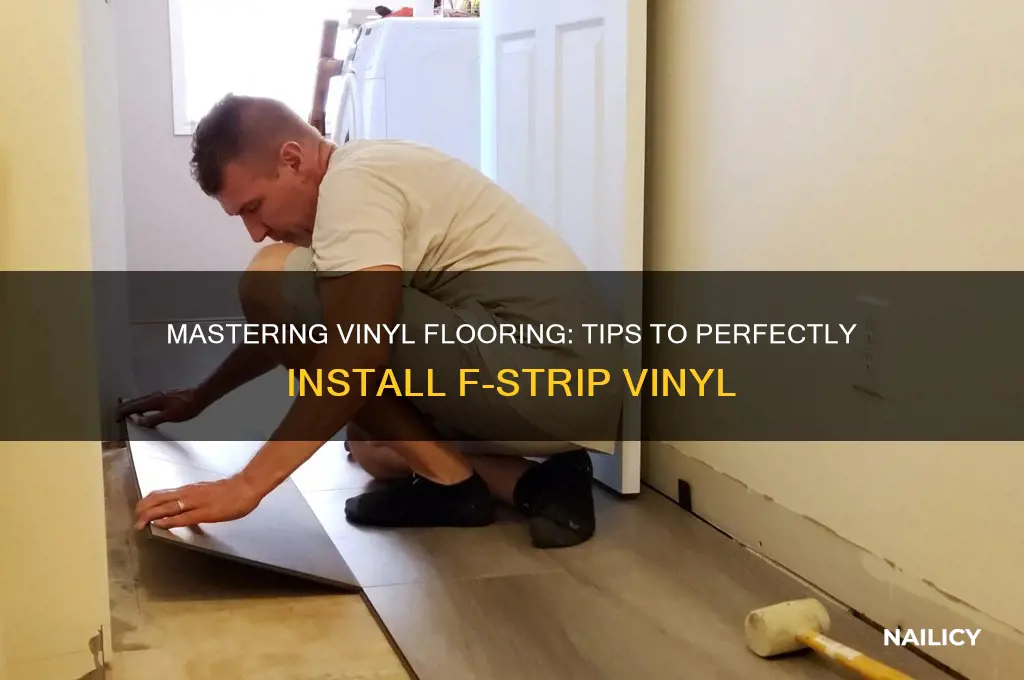 how to nail vinyl f strip vinyl