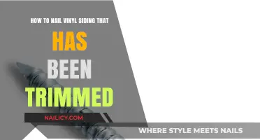 Nailing Trimmed Vinyl Siding: A Quick Guide