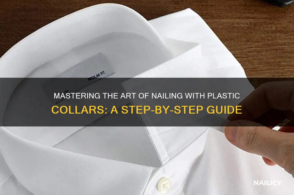 how to nail with plastic thing around it