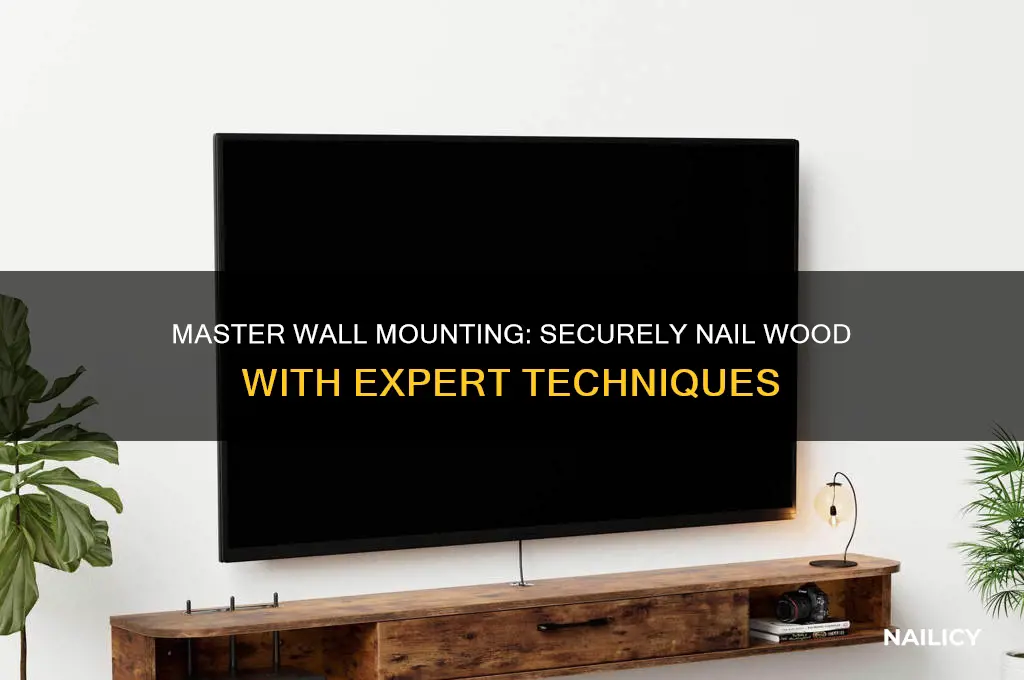 how to nail wood on the wall