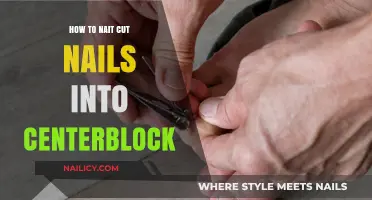 Trimming Nails: Centerblock Nailing Precision