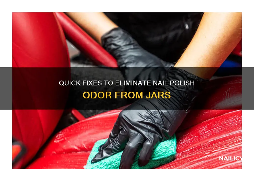 how to neutralize nail polish smell from a jar