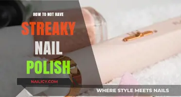 Achieve Flawless Nails: Tips to Avoid Streaky Nail Polish