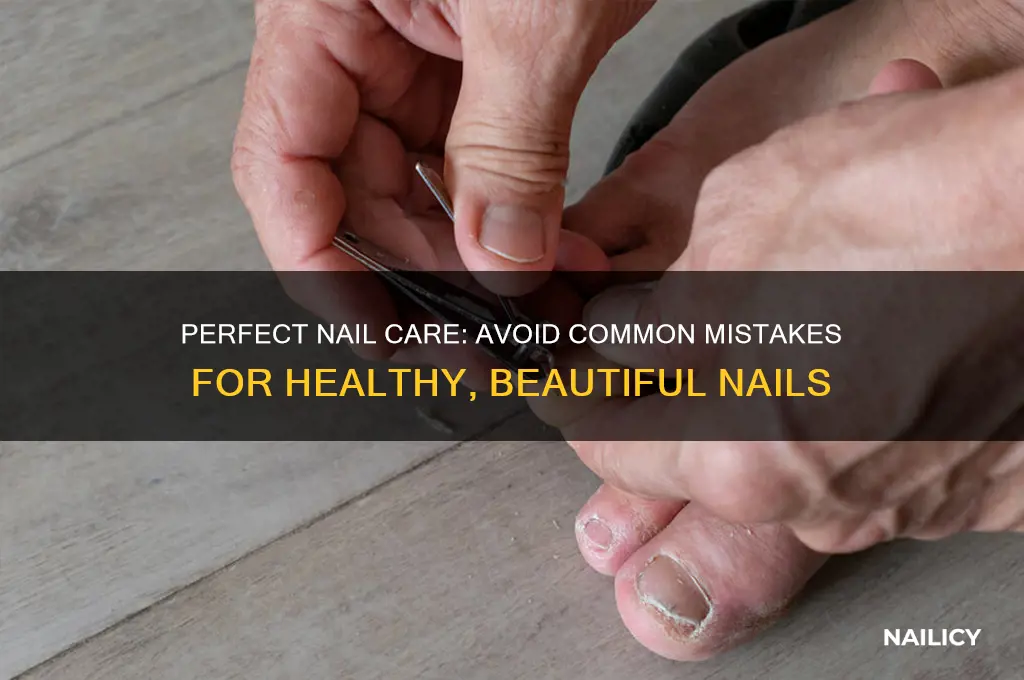 how to not mess up your nails