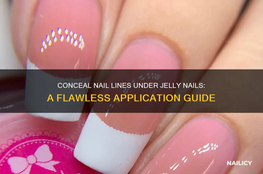 how to not show nail under jelly nails
