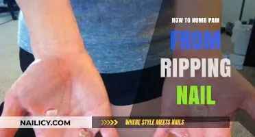 Quick Relief: Numbing Pain from a Ripped Nail Instantly