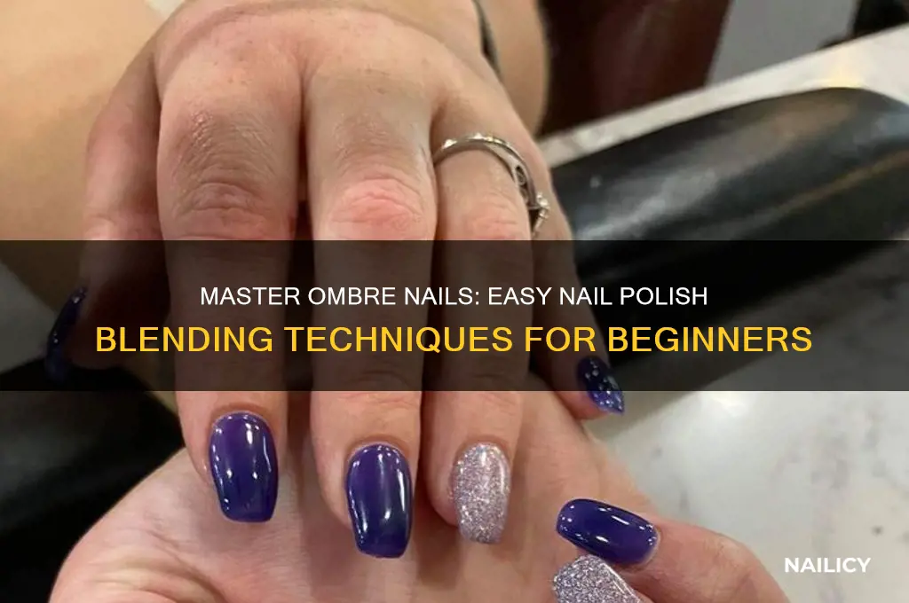 how to ombre nails with nail polish