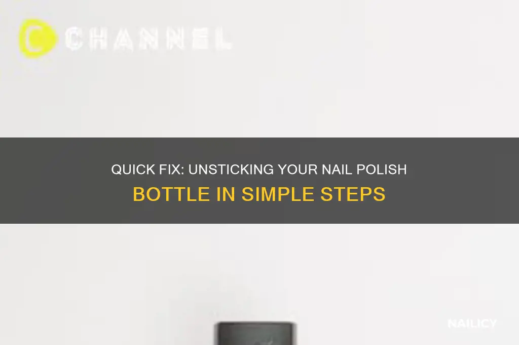 how to open a bottle of nail polish that