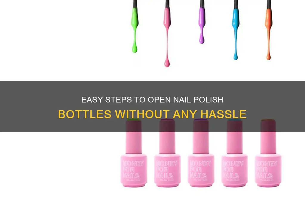how to open a nail polish