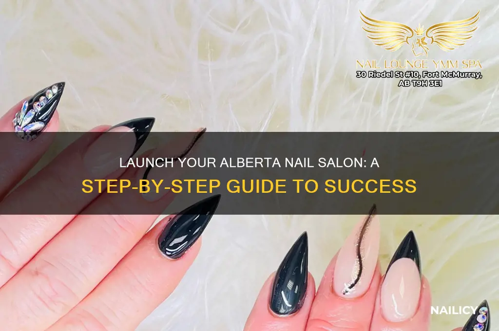 how to open a nail salon in alberta