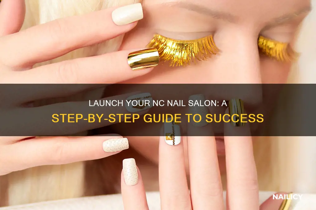 how to open a nail salon in nc