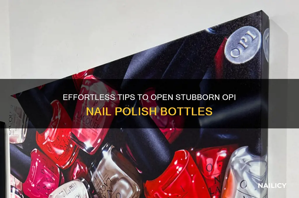 how to open a opi nail polish bottle