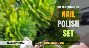 Easy Steps to Open Your Five Below Nail Polish Set
