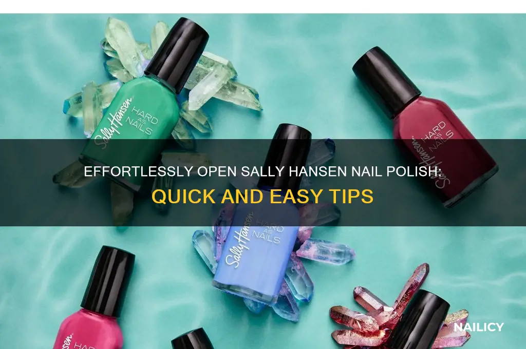 how to open sally hansen nail polish