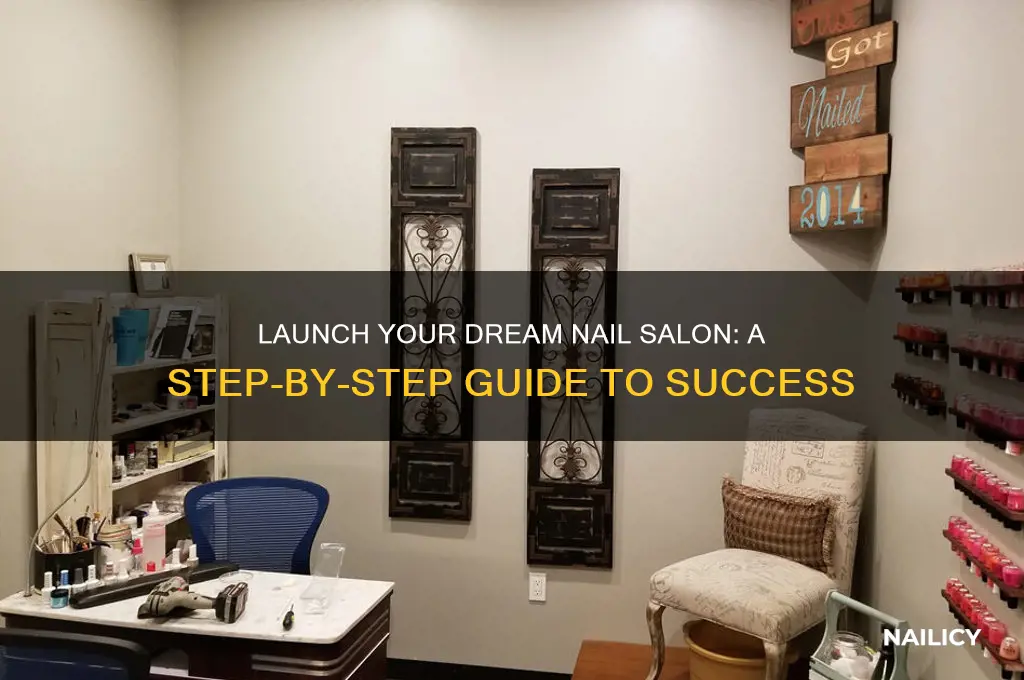 how to open up my own nail salon