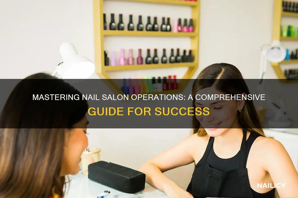 how to operate a nail salon